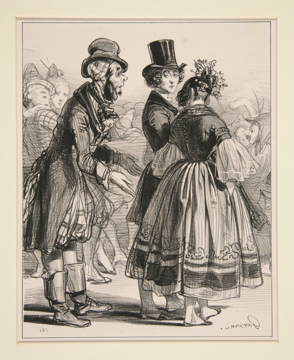 No. 6 - The Carnival - Lend a Little to the Thief... by Paul Gavarni