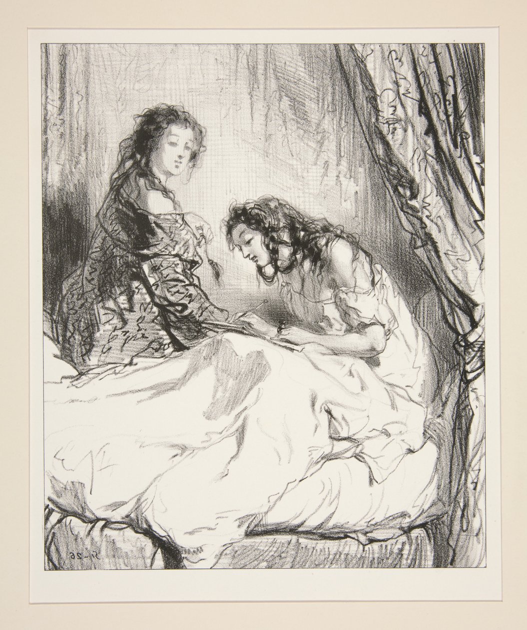 ...Yes, my dear Auguste, I have decided to stay in the chorus... by Paul Gavarni