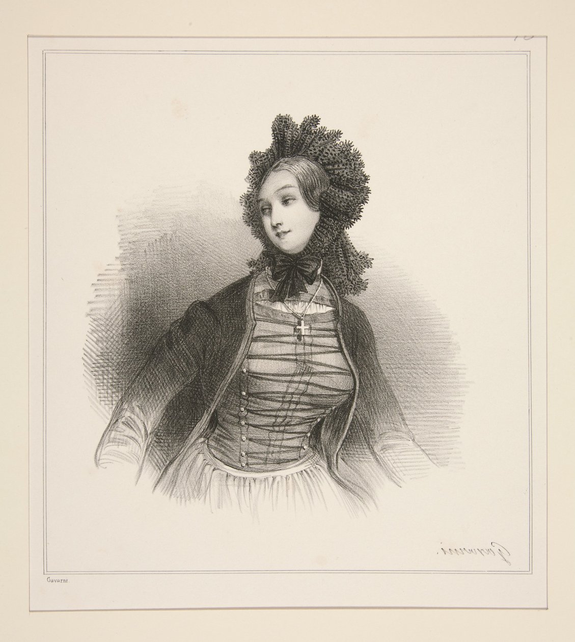 Peasant Woman from the Canton of Solothurn by Paul Gavarni