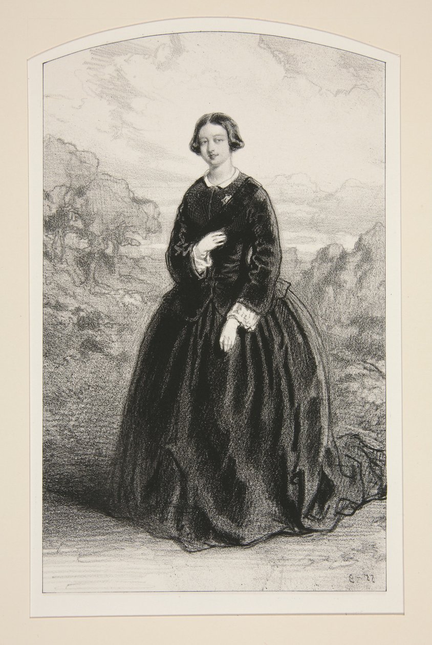 H.M. Queen Victoria by Paul Gavarni