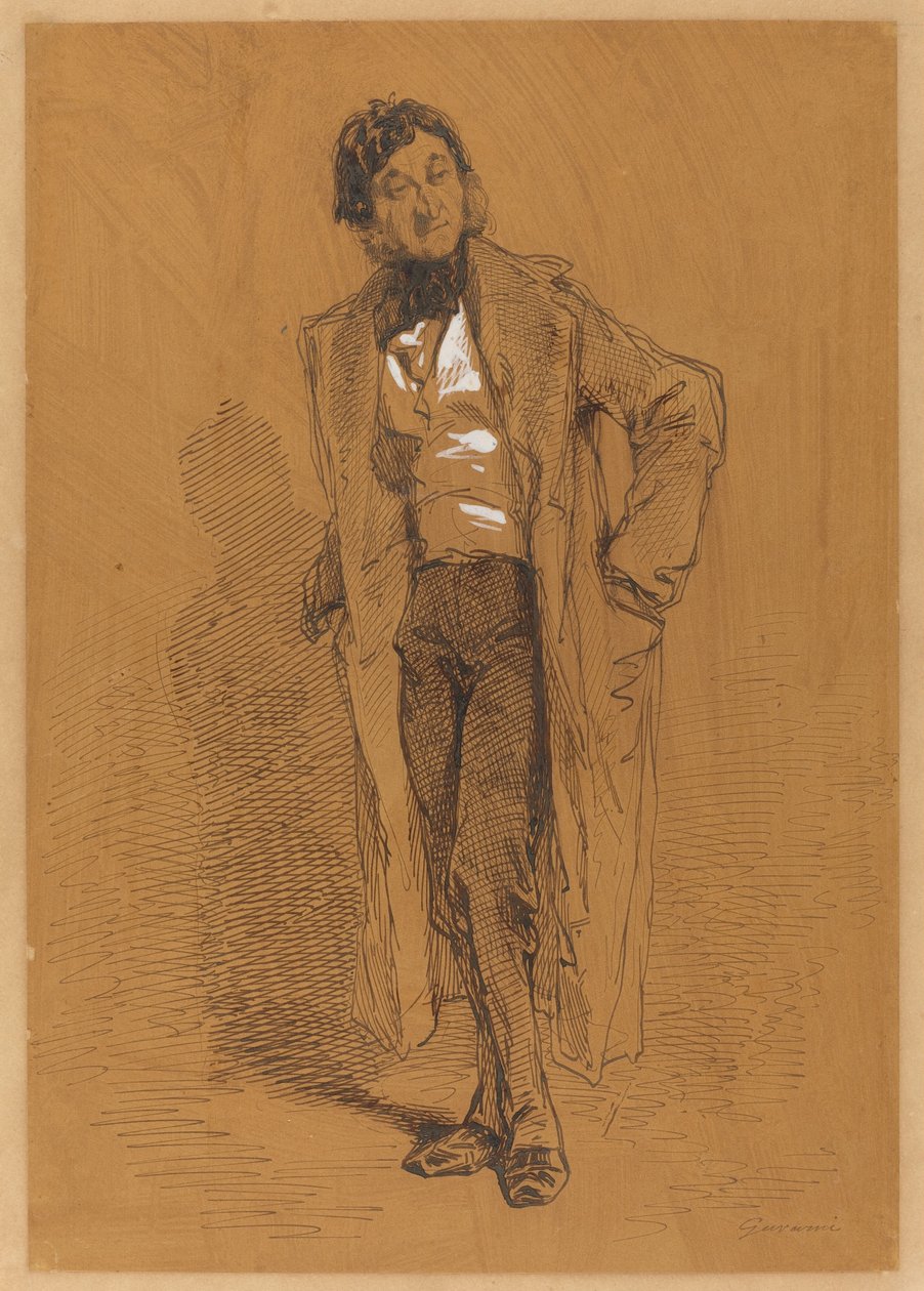Standing Man by Paul Gavarni