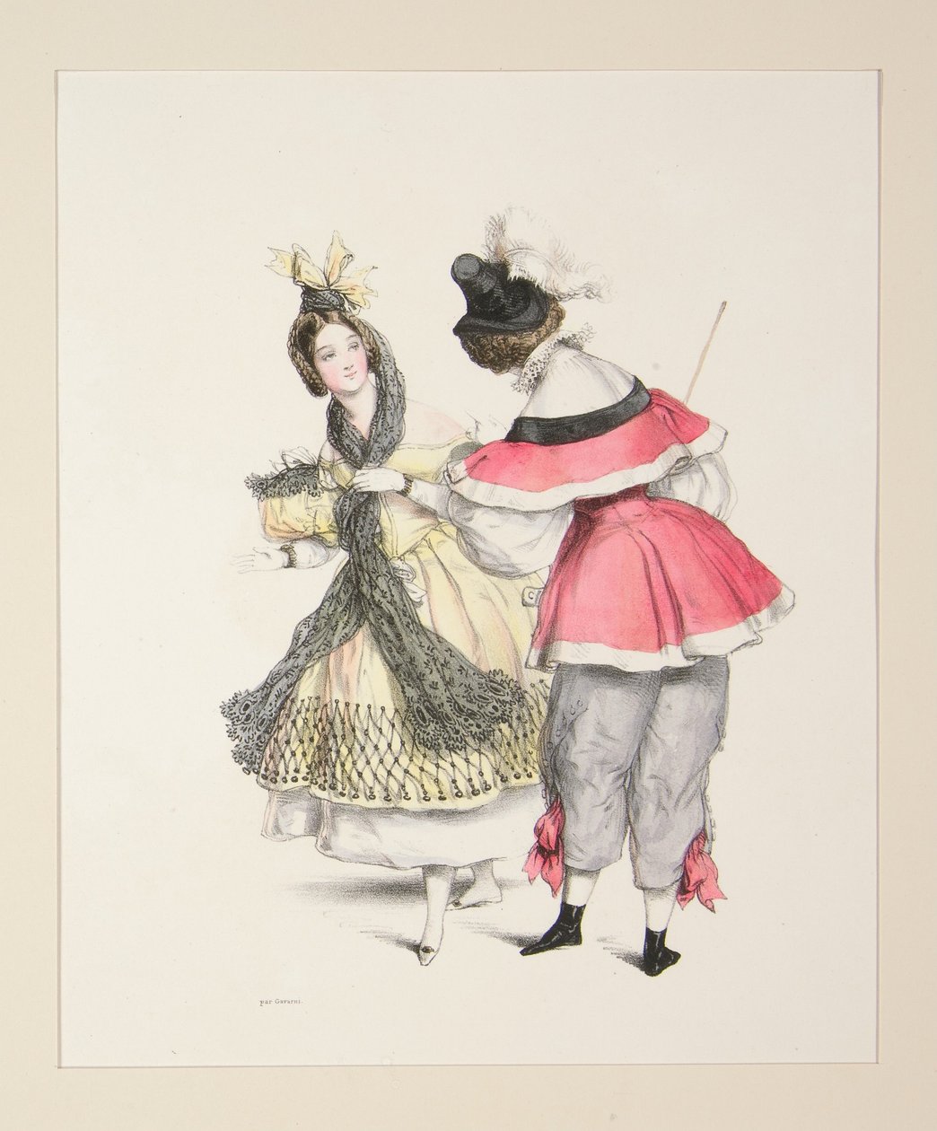 ORIGINAL TRAVESTIES for the balls of 1834. Nos. 3 and 4. by Paul Gavarni