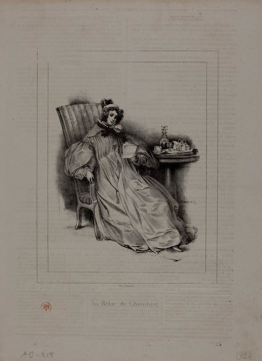 The Dressing Gown by Paul Gavarni