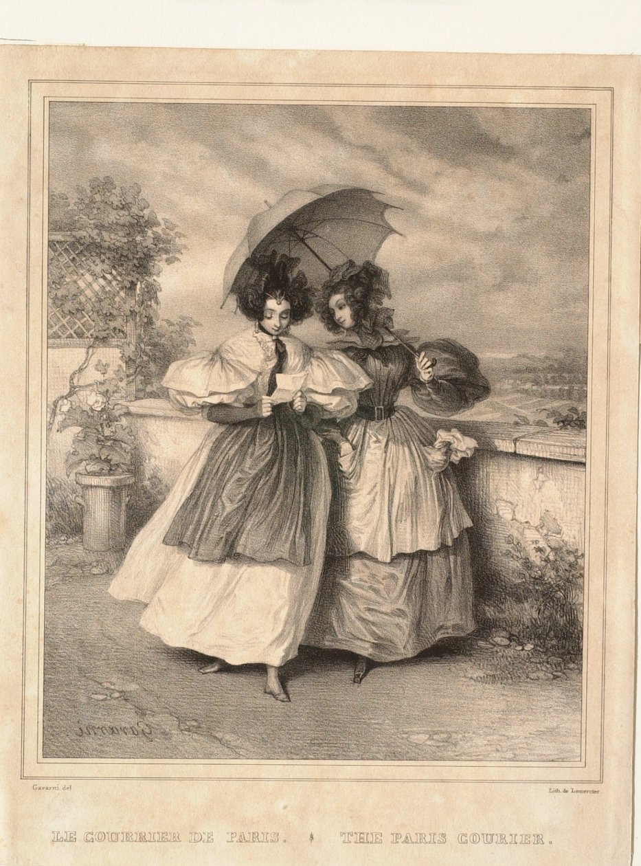The Paris Courier (Le Courrier de Paris) by Paul Gavarni