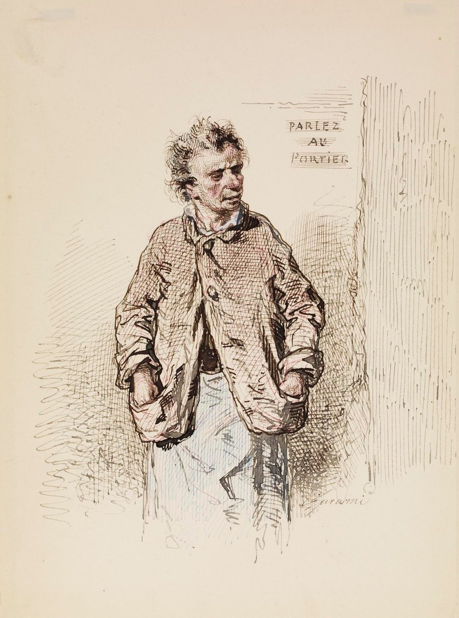The Porter by Paul Gavarni