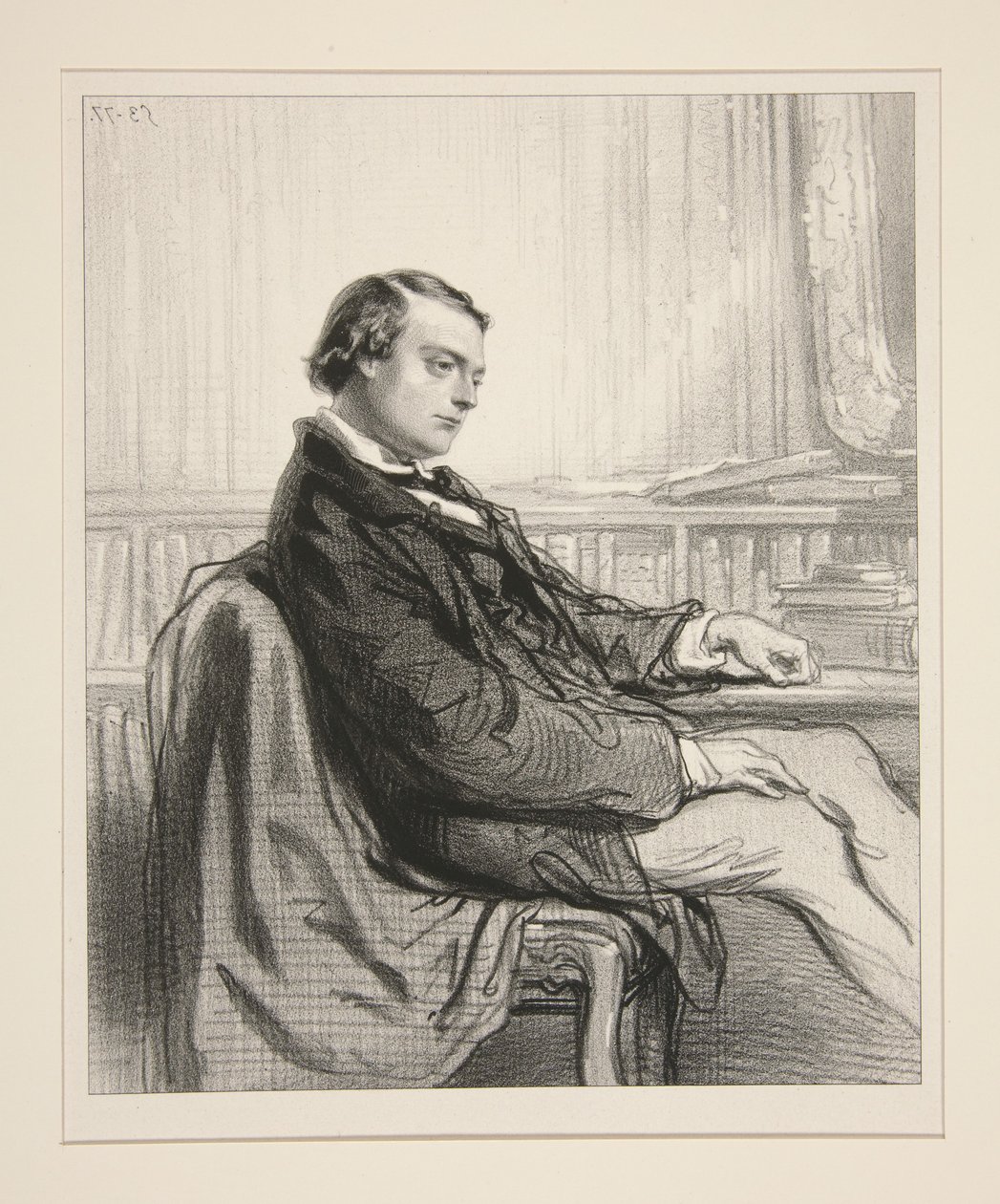 Theodore de Banville by Paul Gavarni