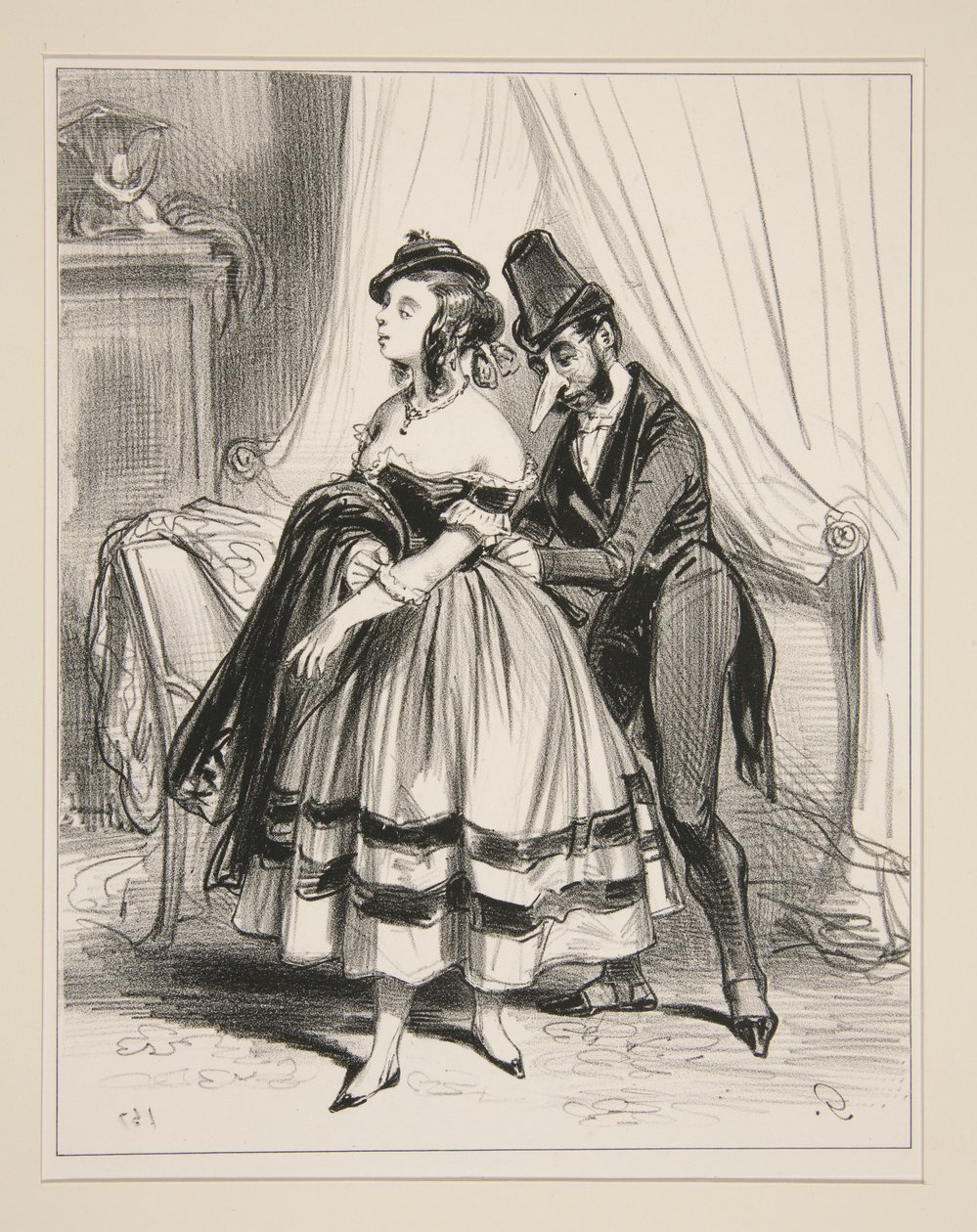 Every Day at the Ball!... by Paul Gavarni