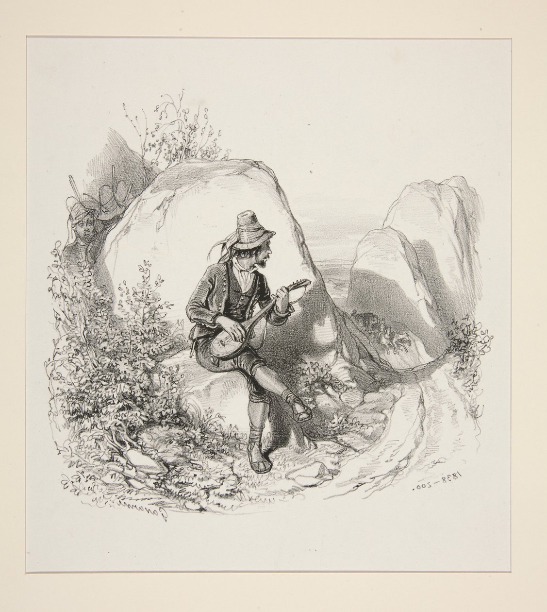 A Scene in the Apennines by Paul Gavarni