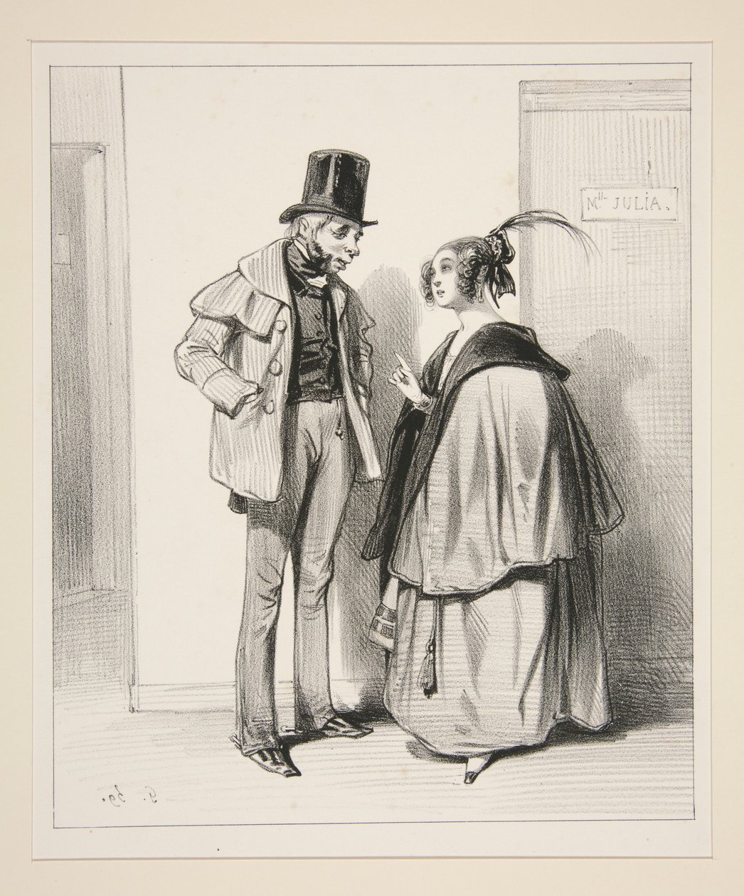 You Are Committing Follies, Count... by Paul Gavarni