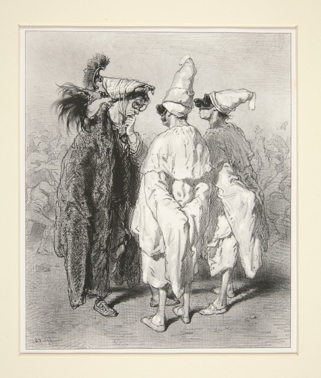 ... Would it be indiscreet to ask these gentlemen their opinion on the composition of the new ministry? by Paul Gavarni
