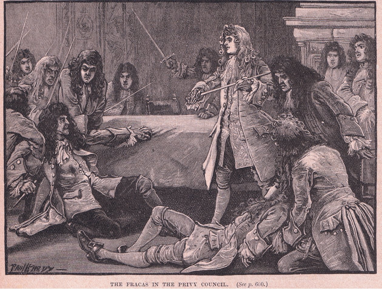 The Fracas in the Privy Council AD 1711 by Paul Hardy