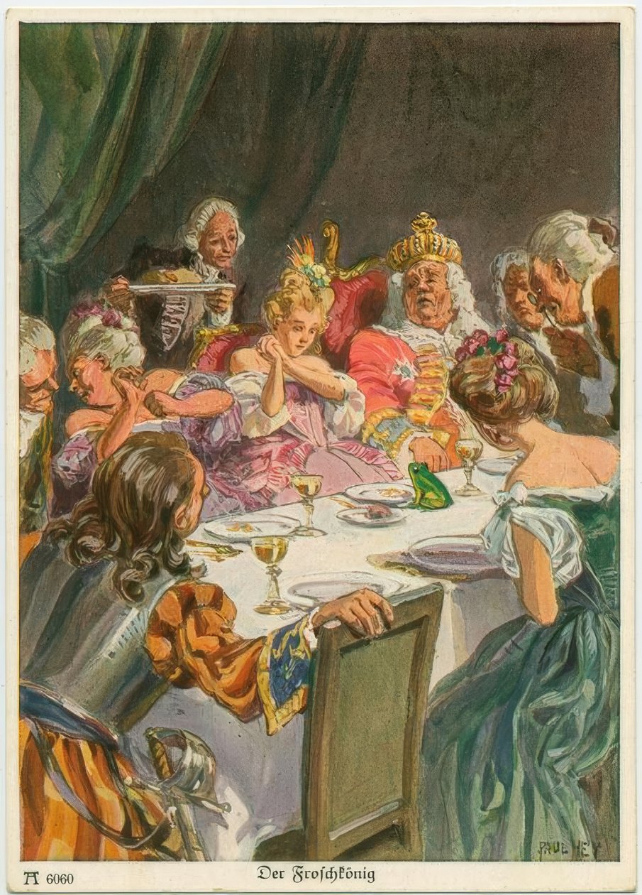 The Frog Prince by Paul Hey: High-quality fine art print
