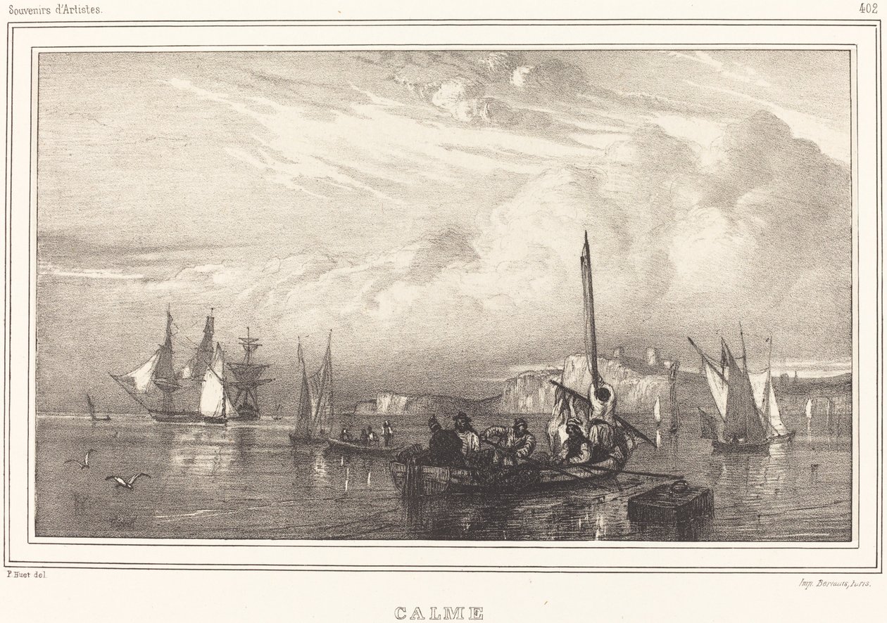 Calm by Paul Huet: Premium art reproduction