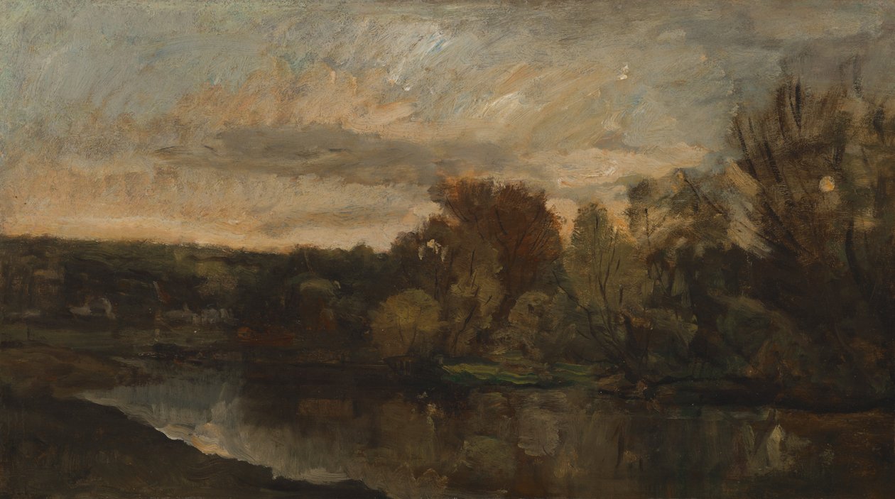 Le Bas Meudon (A Curve of the Seine near Paris) by Paul Huet