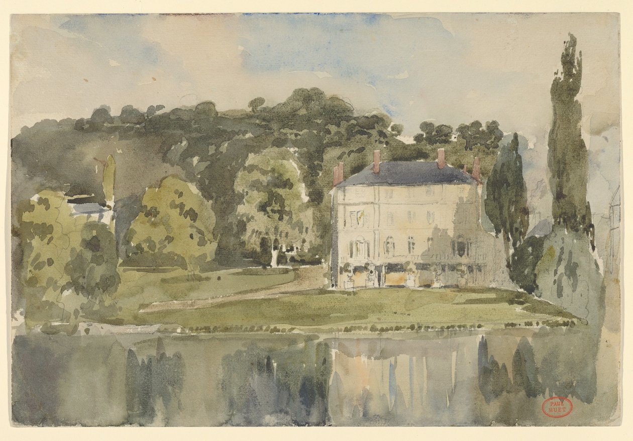 View of the Château at Folembray by Paul Huet