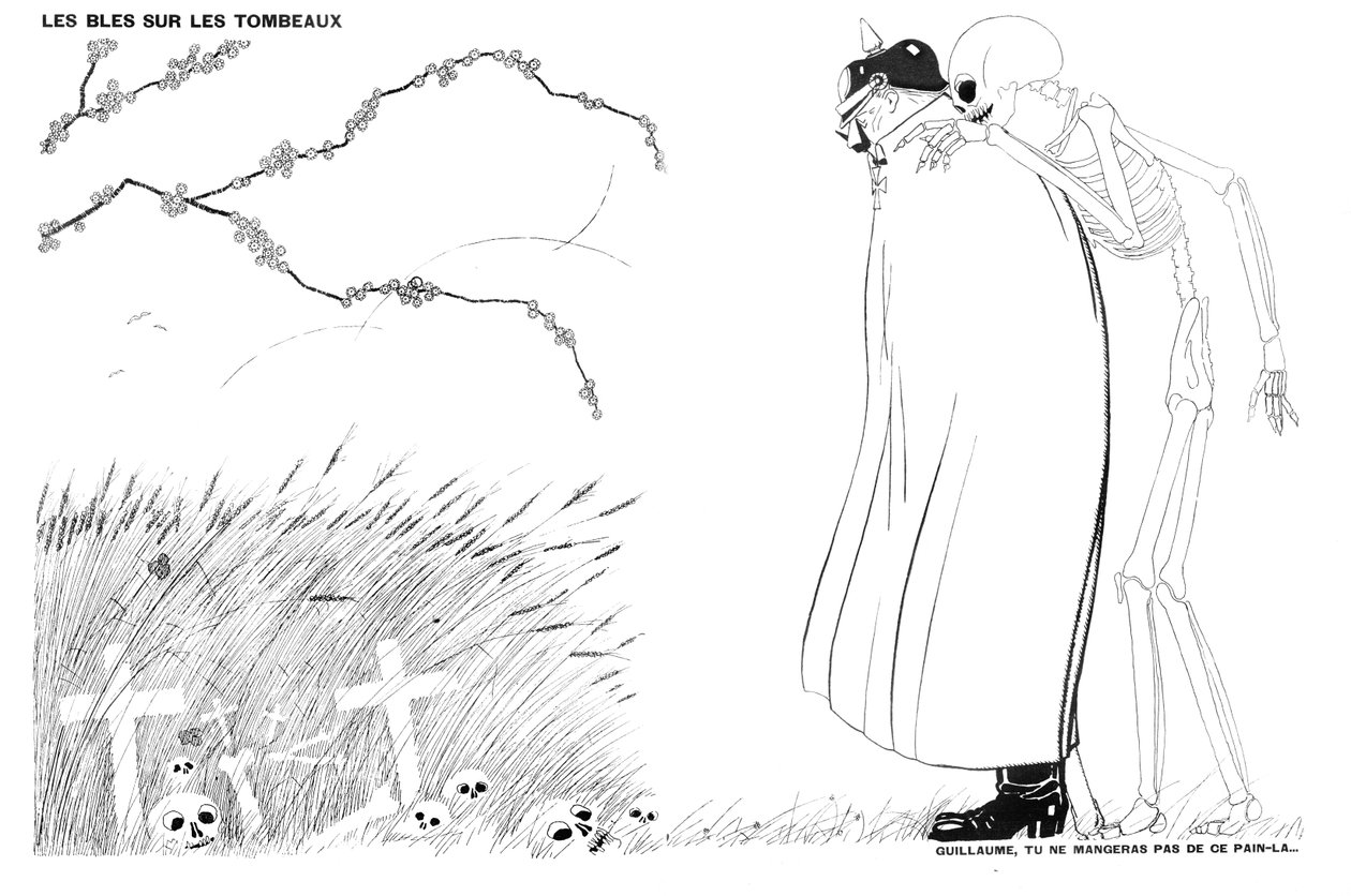 Death telling Kaiser Wilhelm that he will never eat bread made from ...