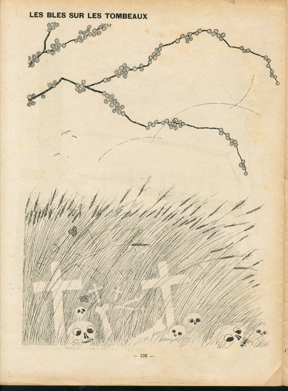 La Baionnette, Satirical in Black and White by Paul Iribe