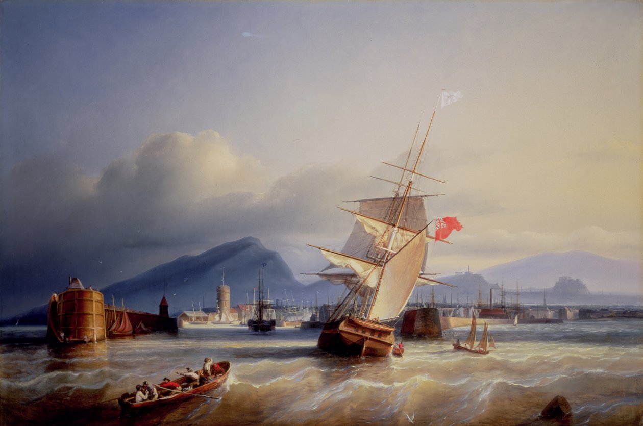 The Port of Leith by Paul Jean Clays