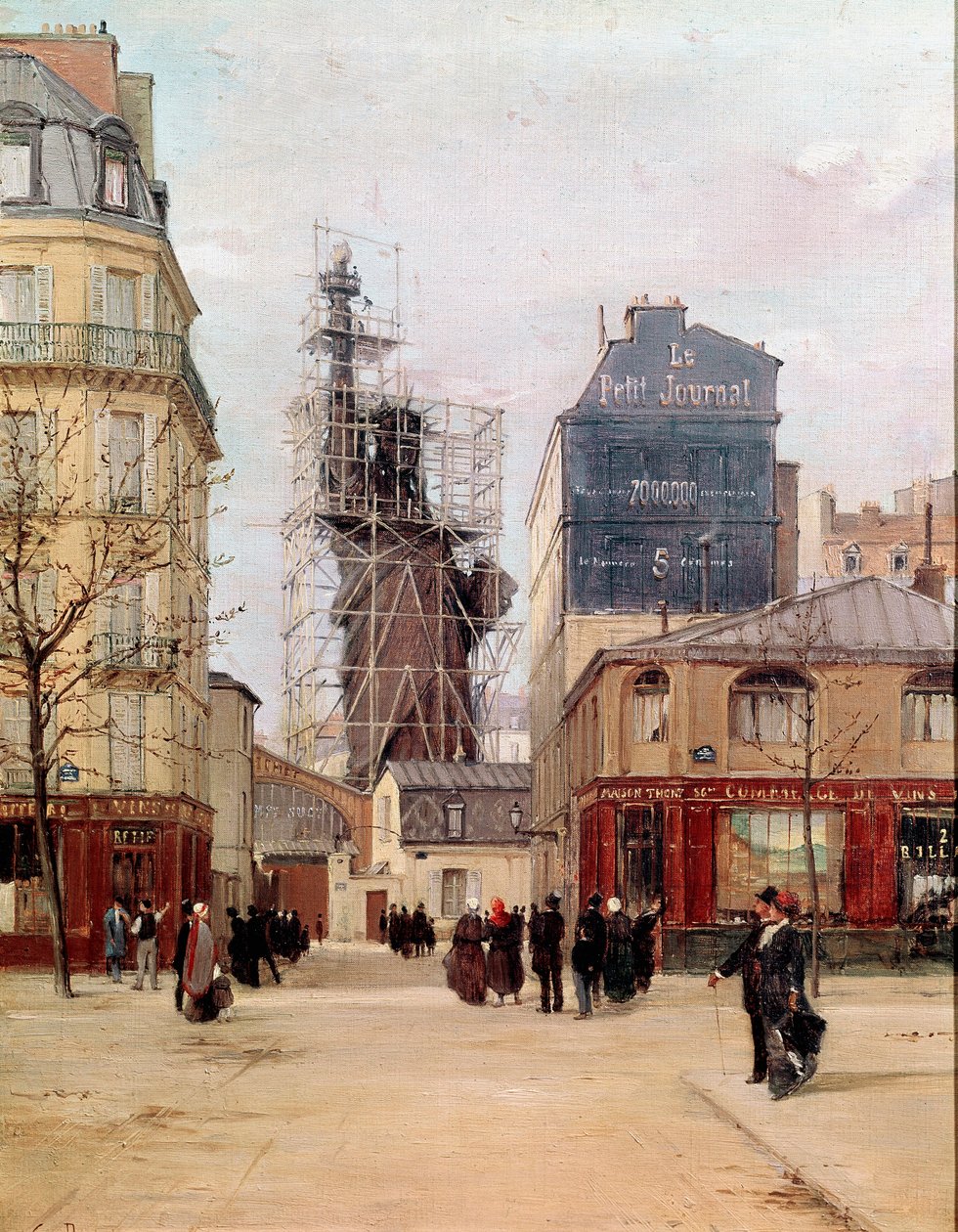 Liberty Enlightening the World. The statue of Liberty made by Frederic Auguste Bartholdi in the Gayet foundry, rue de Chazelles near the Boulevard de Courcelles in Paris before leaving for New York in 1883. by Paul Joseph Victor Dargaud