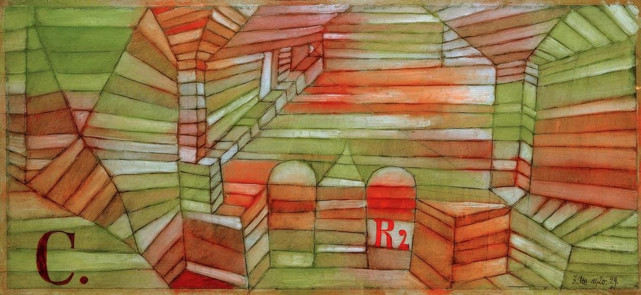 Hall C Entrance R 2 by Paul Klee