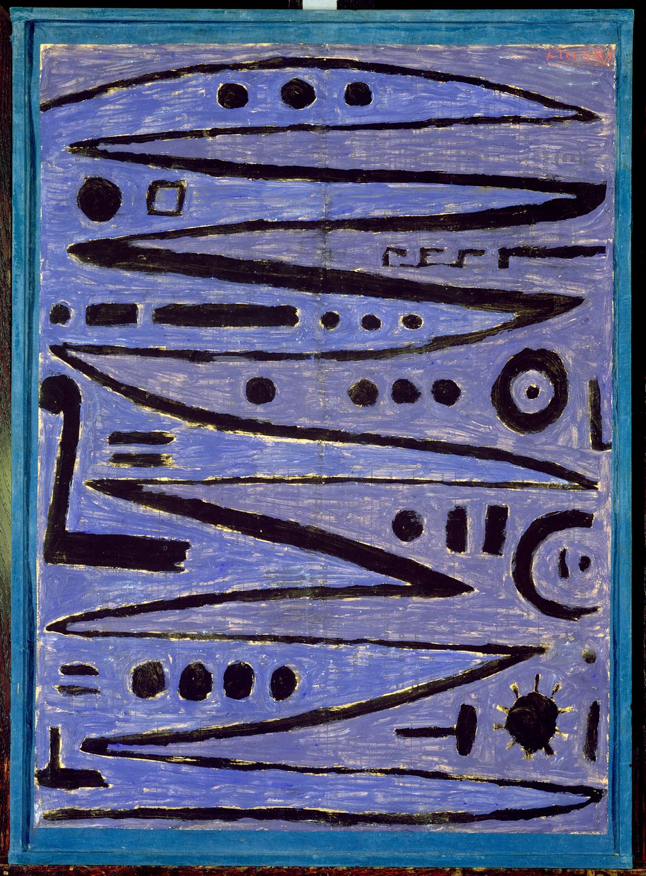 Heroic Strokes of the Bow by Paul Klee
