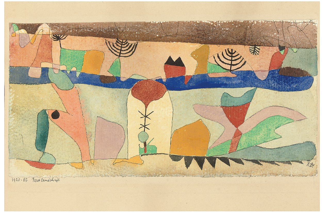 Park Landscape by Paul Klee: Premium art reproduction