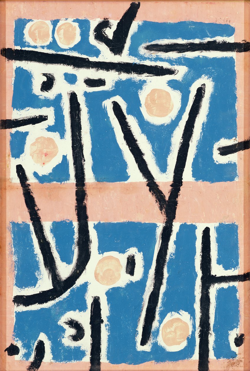 Untitled (Signs of Growth) 1937 by Paul Klee: Fine art print