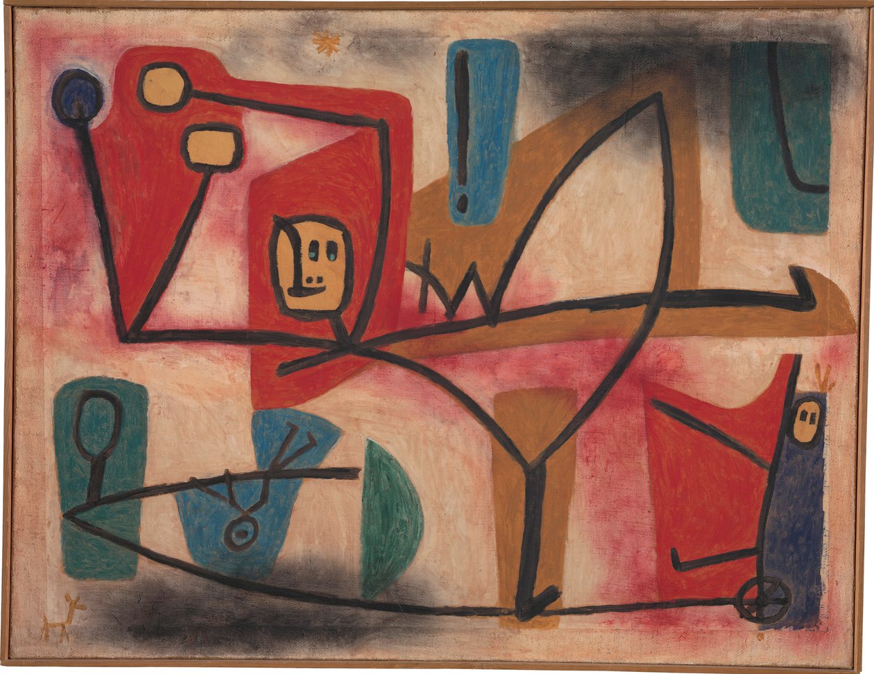 Exuberance by Paul Klee