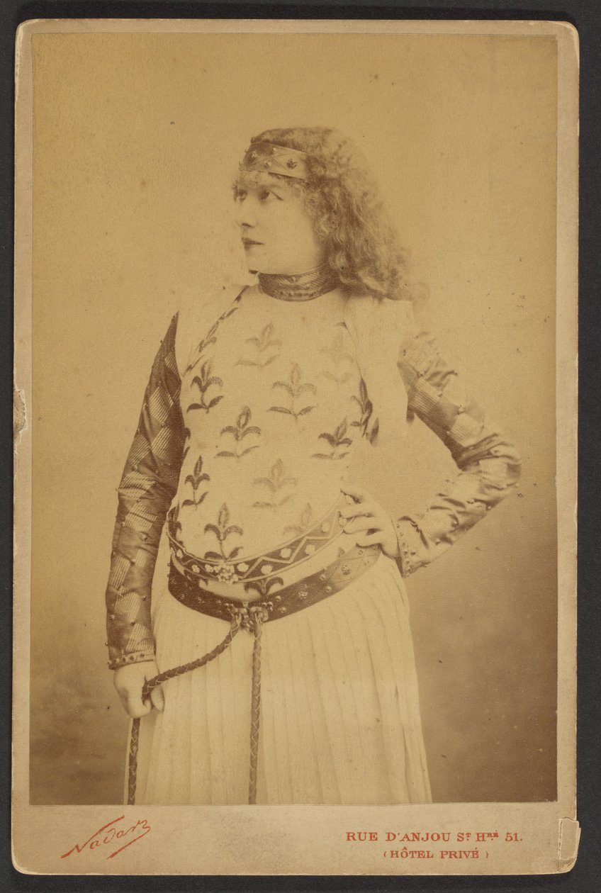 Sarah Bernhardt as Lady Macbeth by Paul Nadar