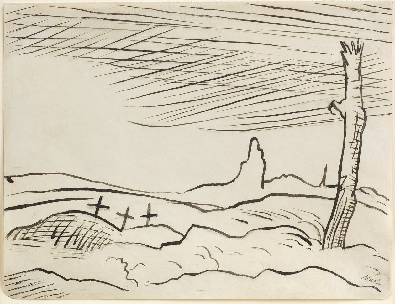 Battlefield by Paul Nash