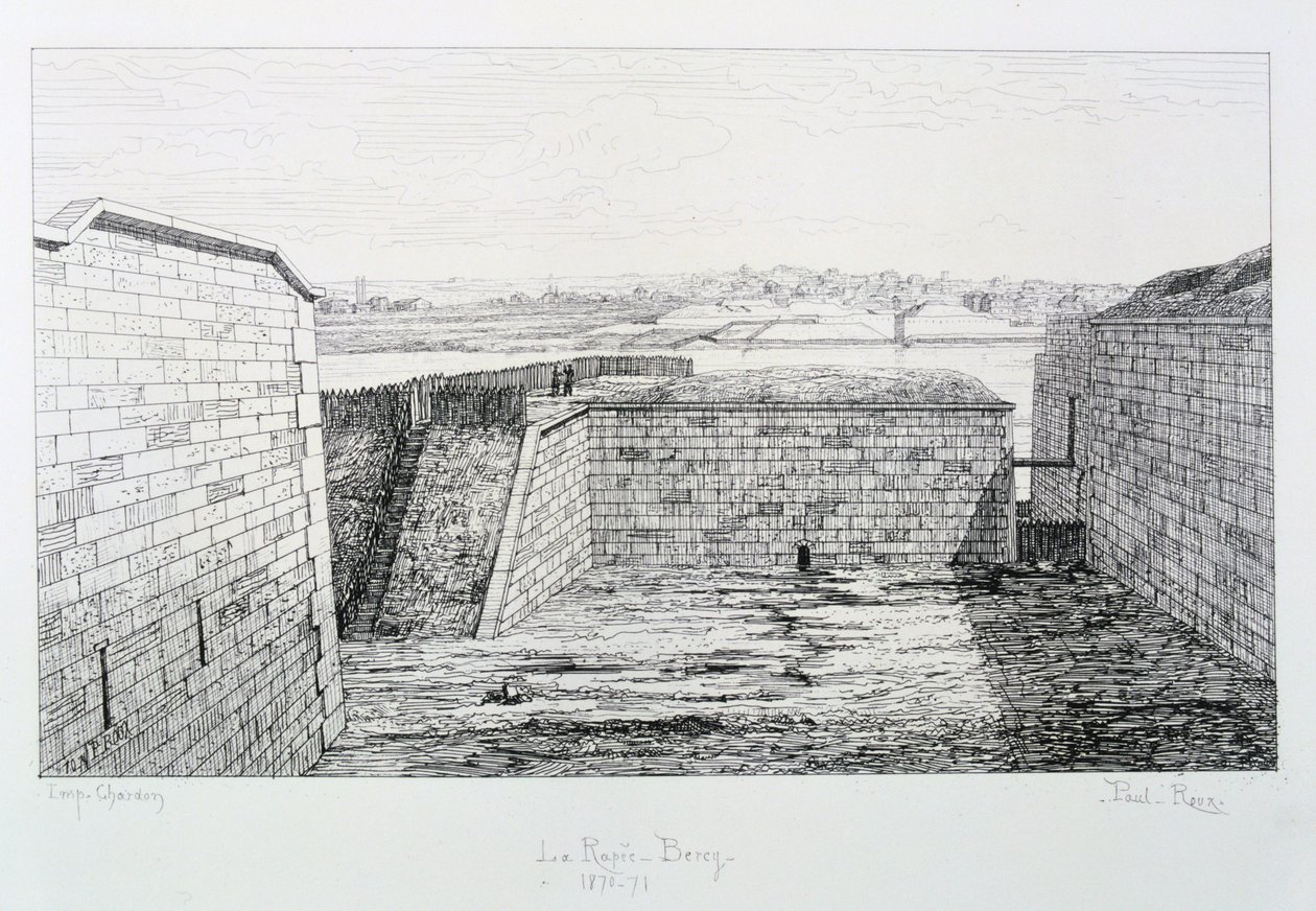 La Rapee-Bercy, Siege of Paris, 1870-1871 by Paul Roux