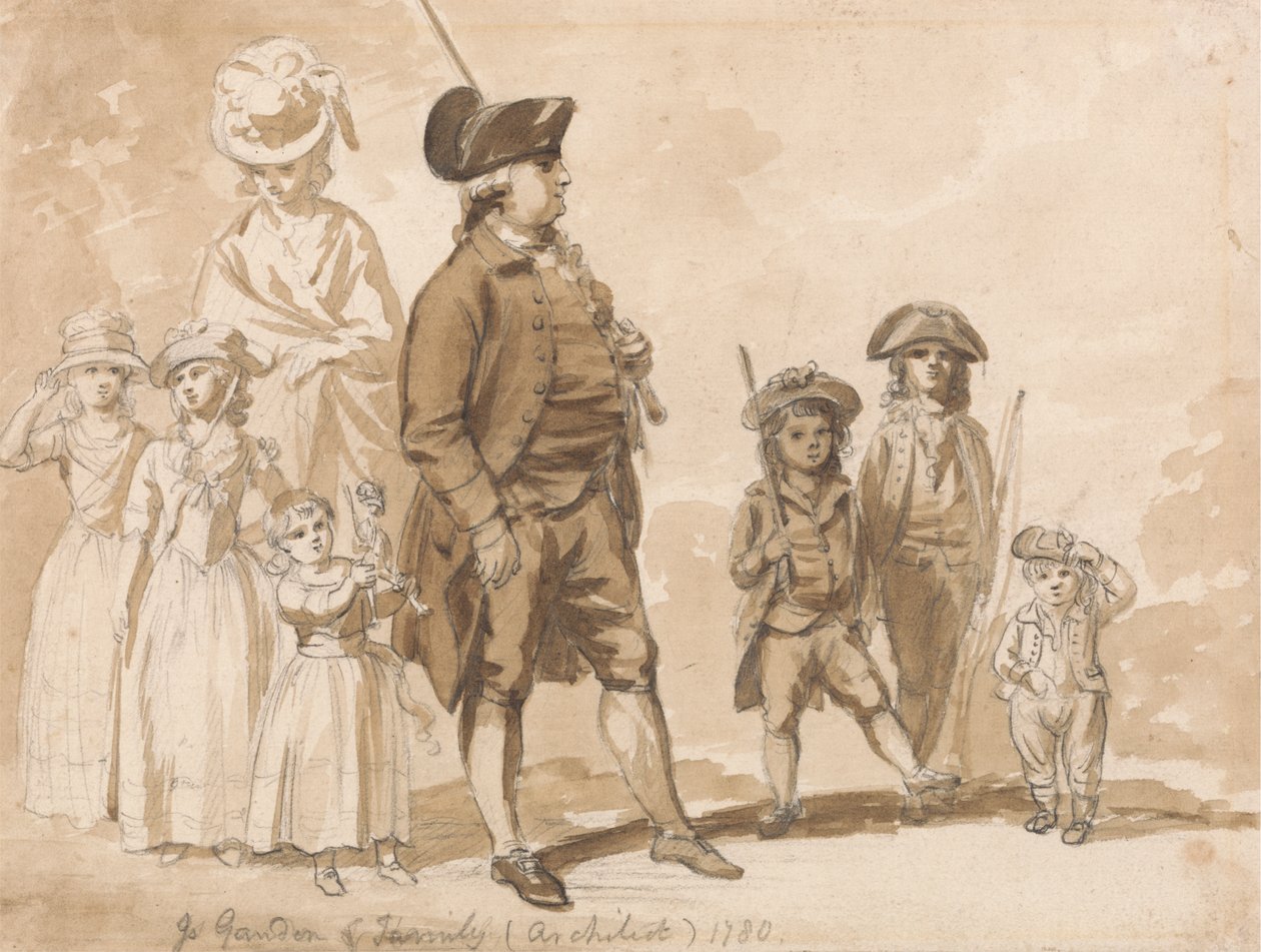 James Gandon and Family by Paul Sandby: Buy fine art print