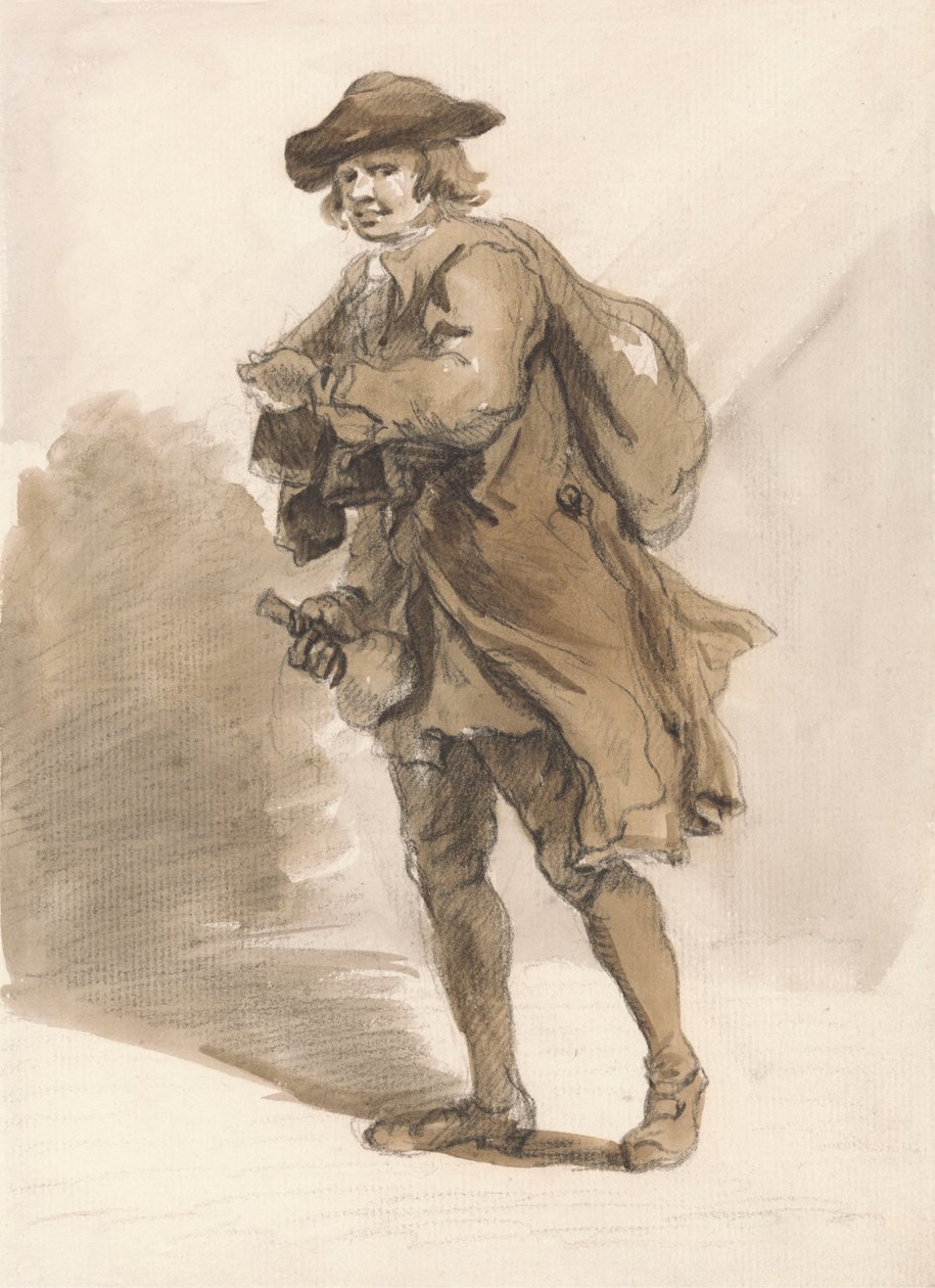 London Cries: A Man with a Bottle by Paul Sandby