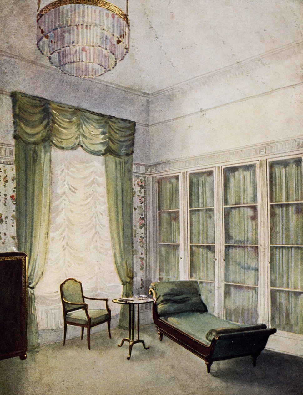 Sitting Area, Early 20th Century, by Paul Schultze-Naumburg by Paul Schultze Naumburg