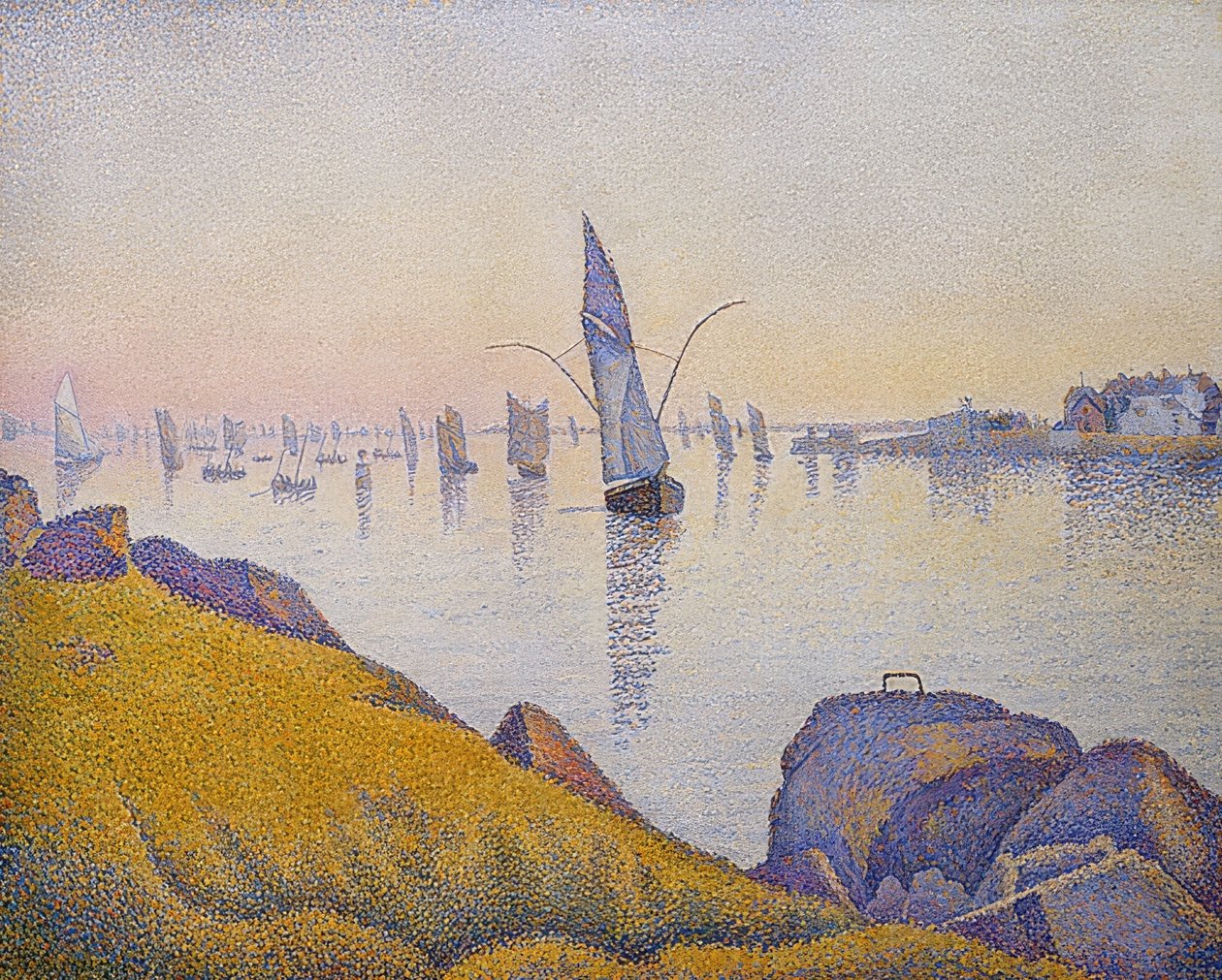 Evening Calm, Concarneau, Opus 220 (Allegro Maestoso) by Paul Signac