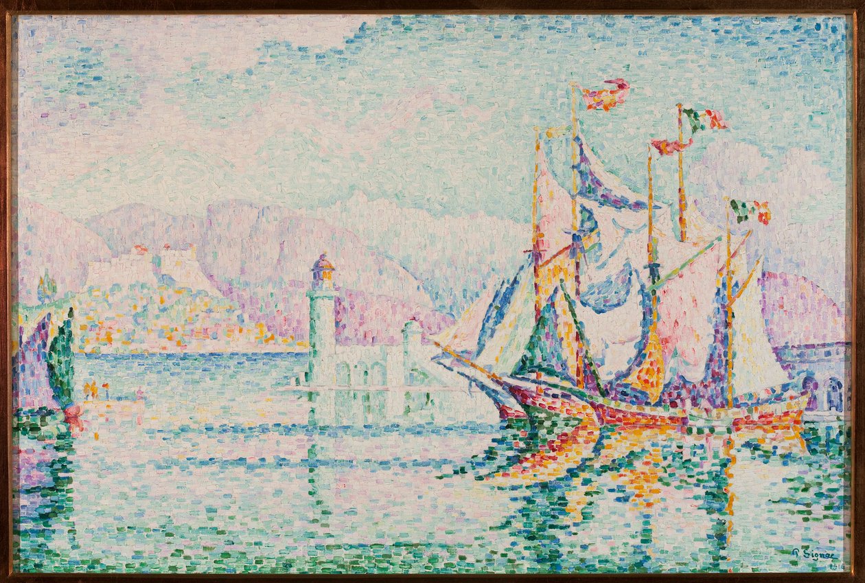 Antibes - Ranek by Paul Signac