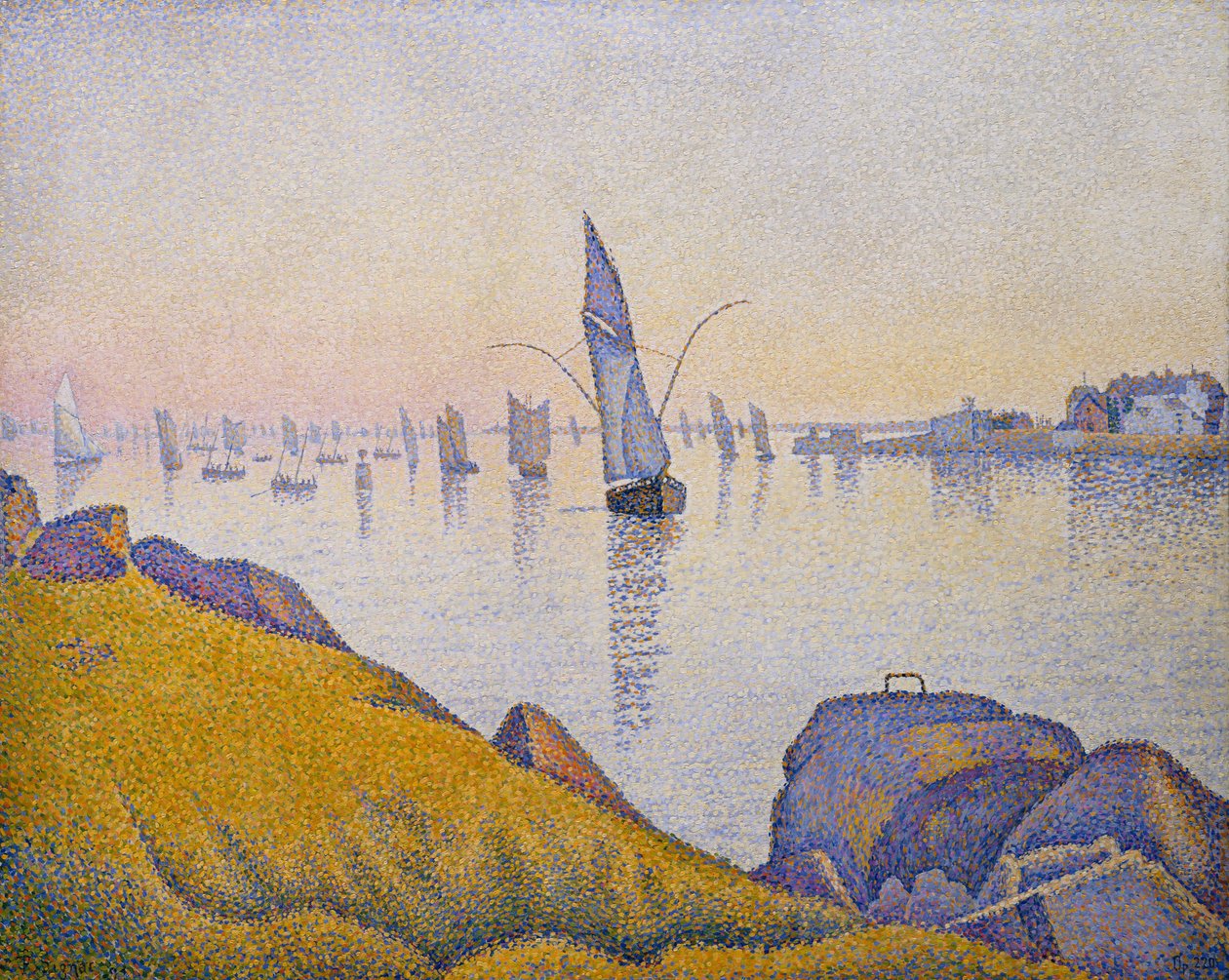 Evening Calm, Concarneau, Opus 220 (Allegro Maestoso) by Paul Signac