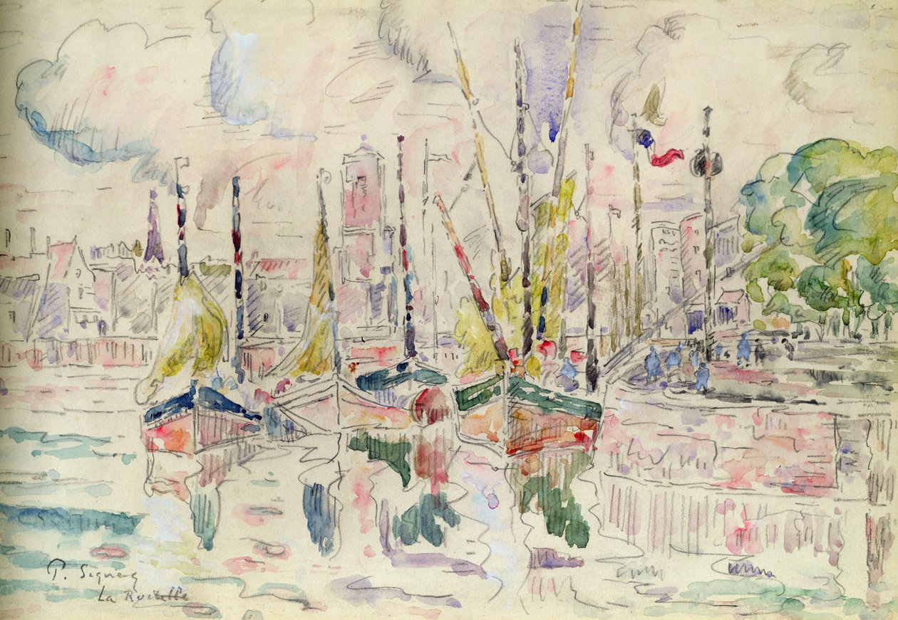 La Rochelle by Paul Signac