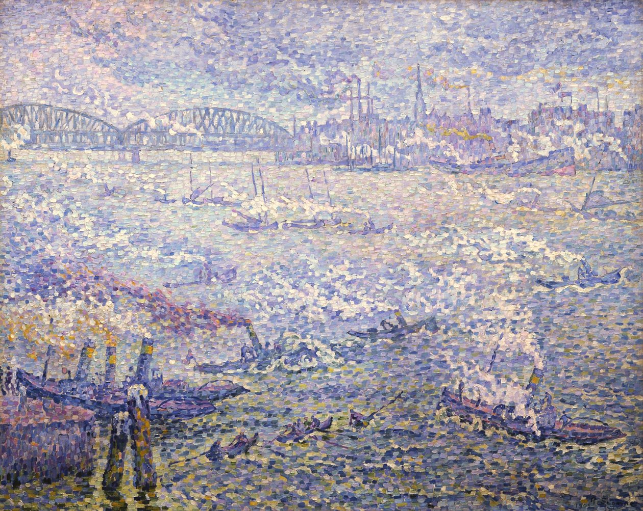 Rotterdam. The Fumes by Paul Signac
