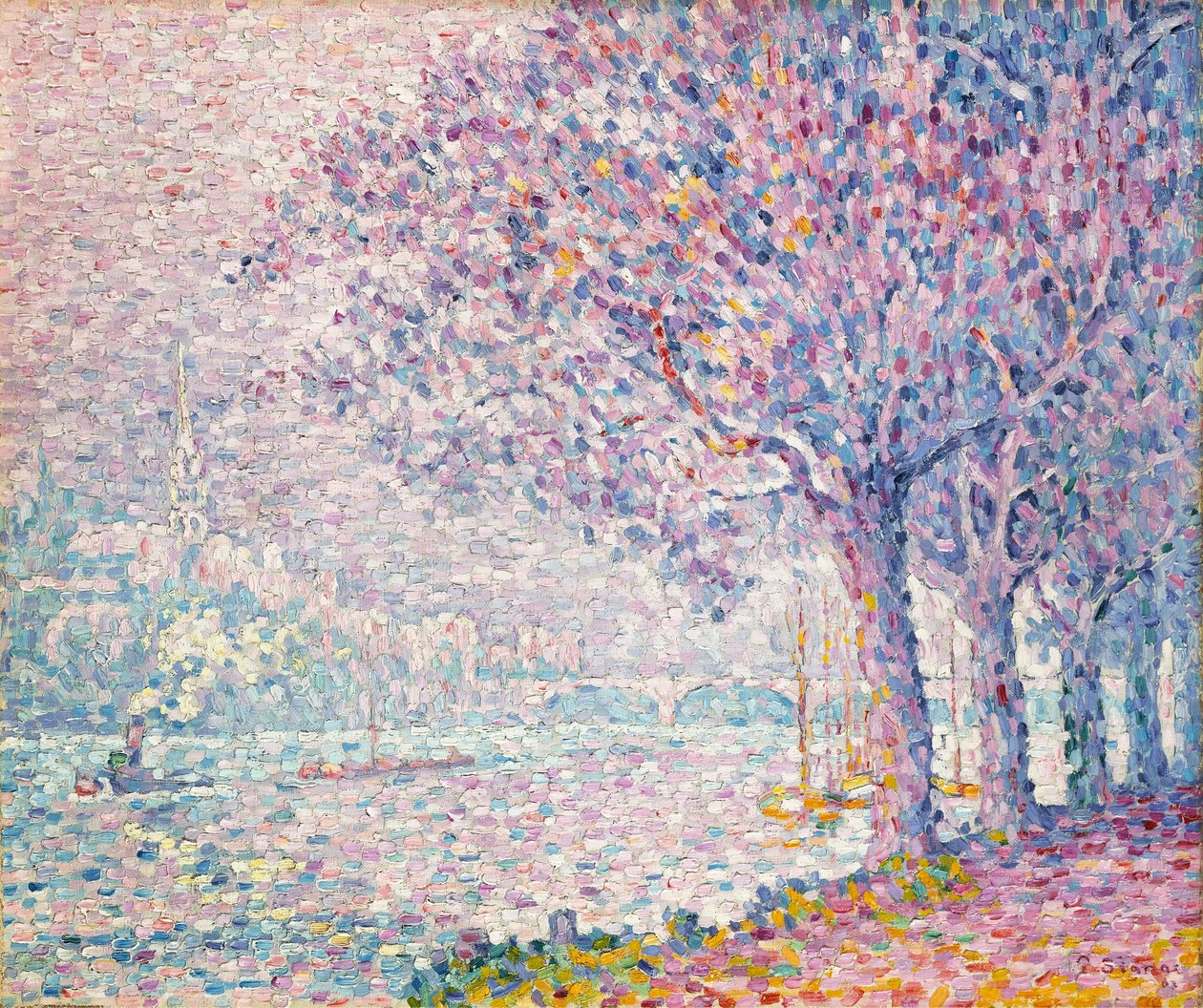 The Seine at St. Cloud by Paul Signac: Buy fine art print