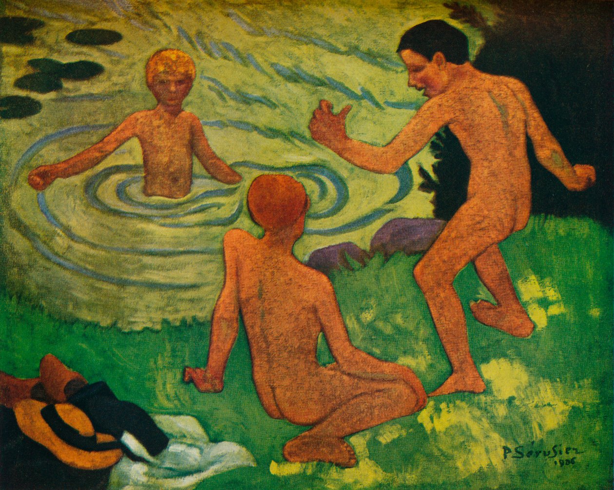 Boys Bathing, 1906 by Paul Sérusier