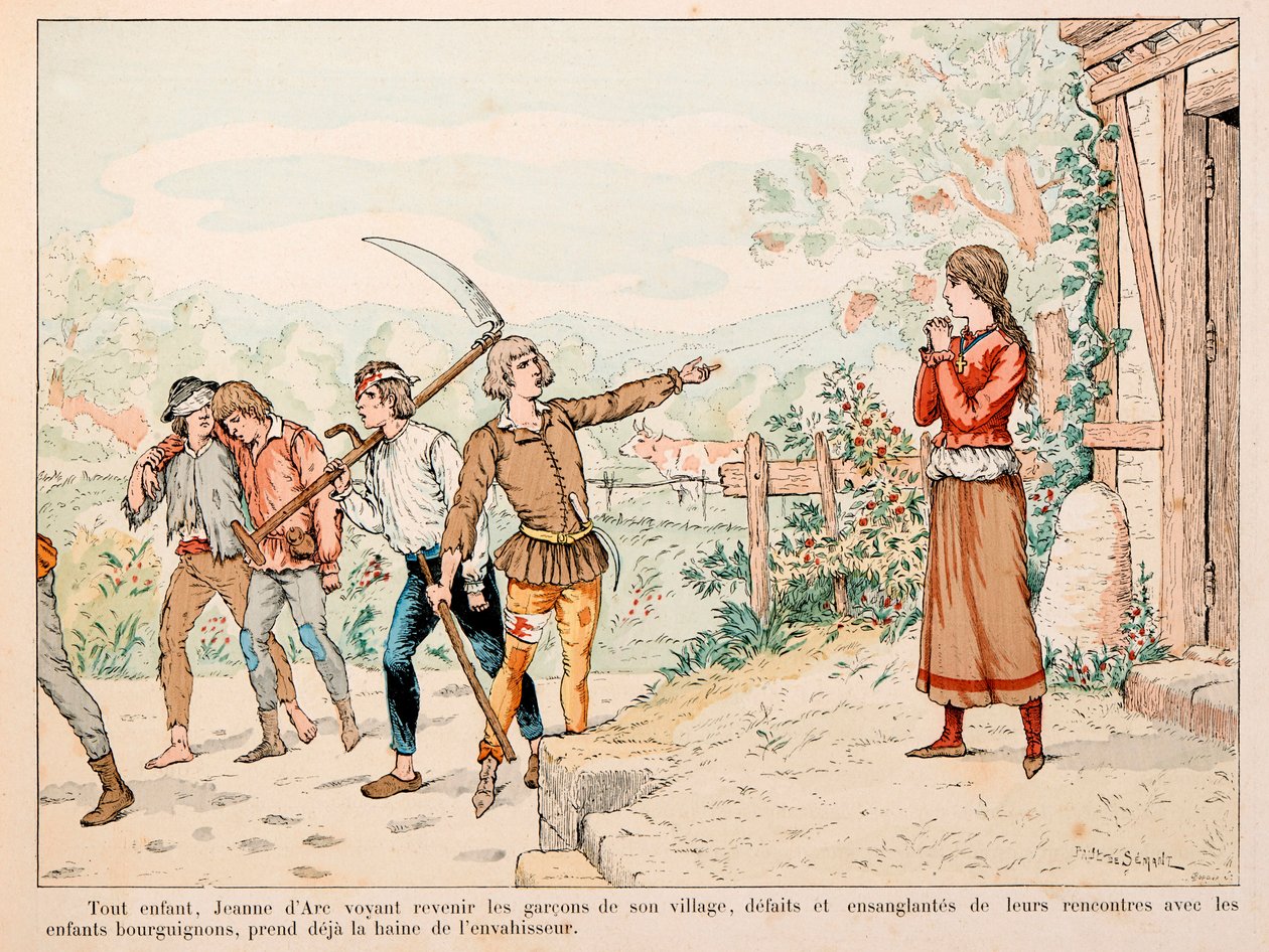 Illustration taken from the book Jeanne d