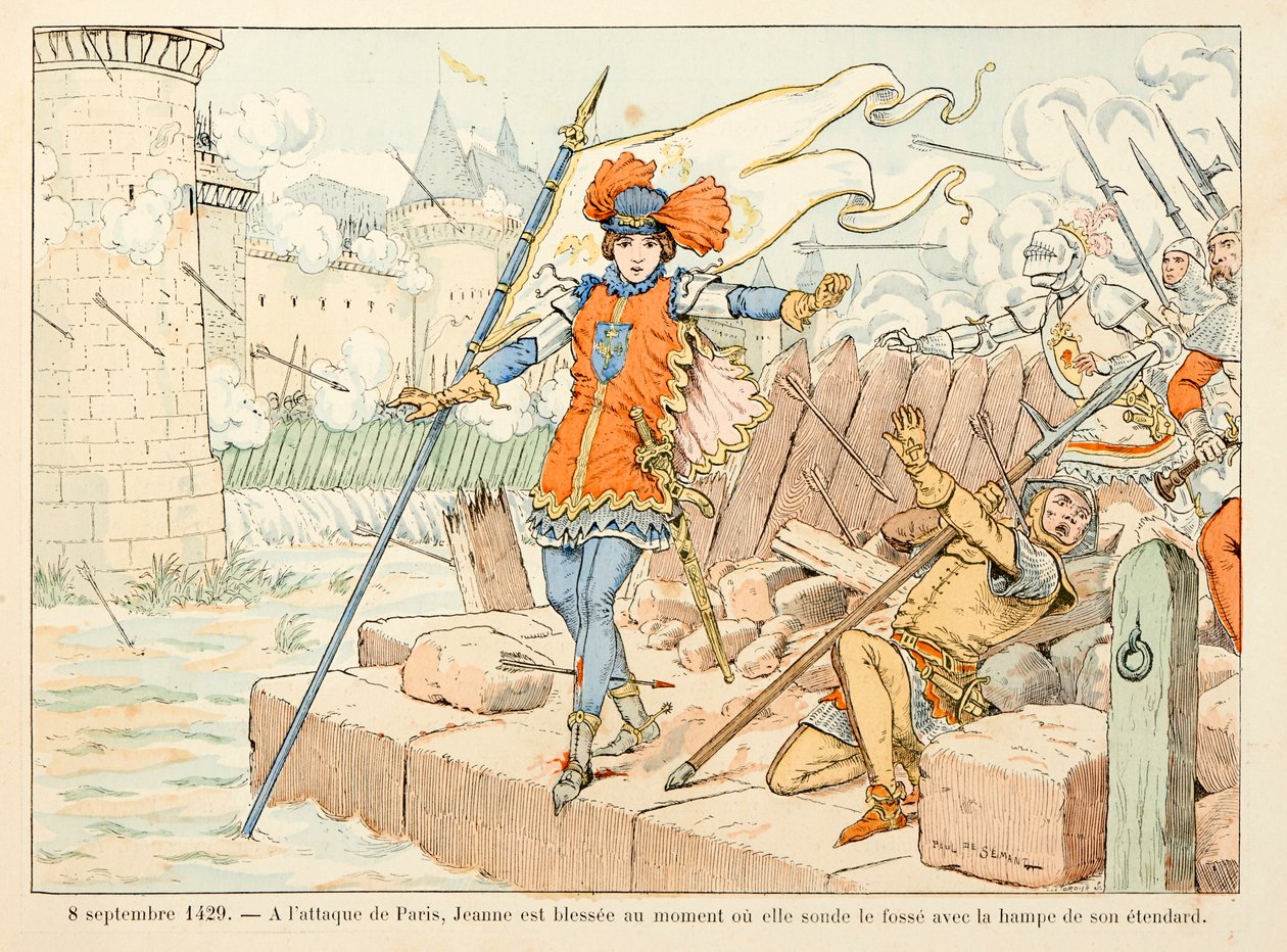 Illustration taken from the book Jeanne d