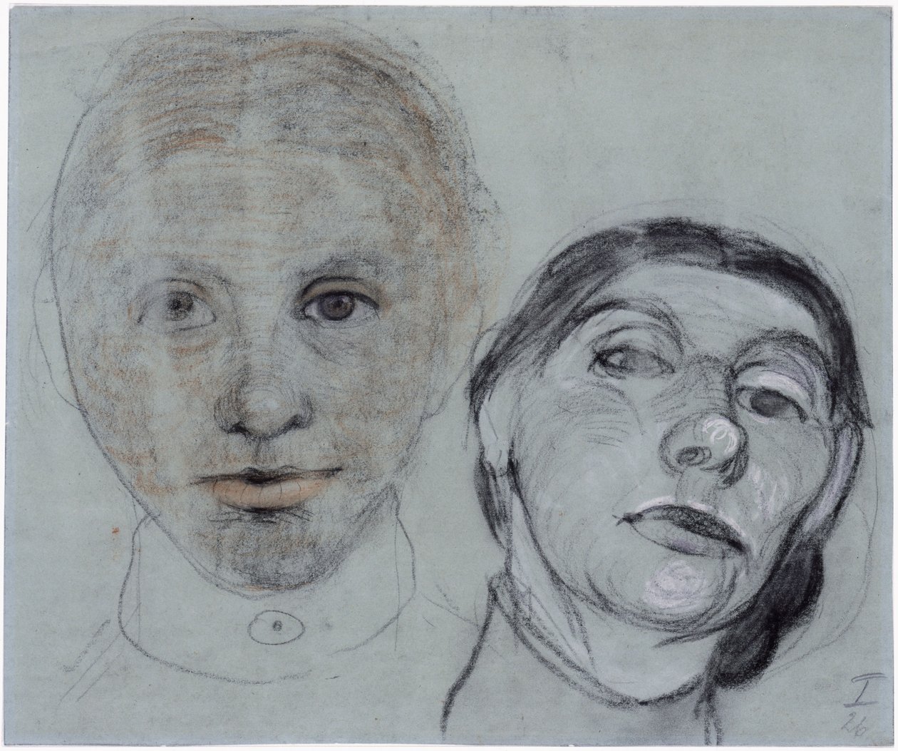 Two Heads by Paula Modersohn-Becker