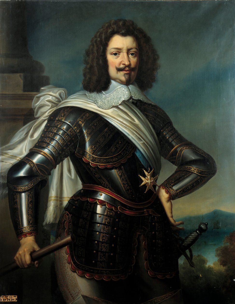 Portrait of Charles de Lorraine, Prince of Joinville, Duke of Joyeuse and 4th Duke Guise by Paulin Jean Baptiste Guerin