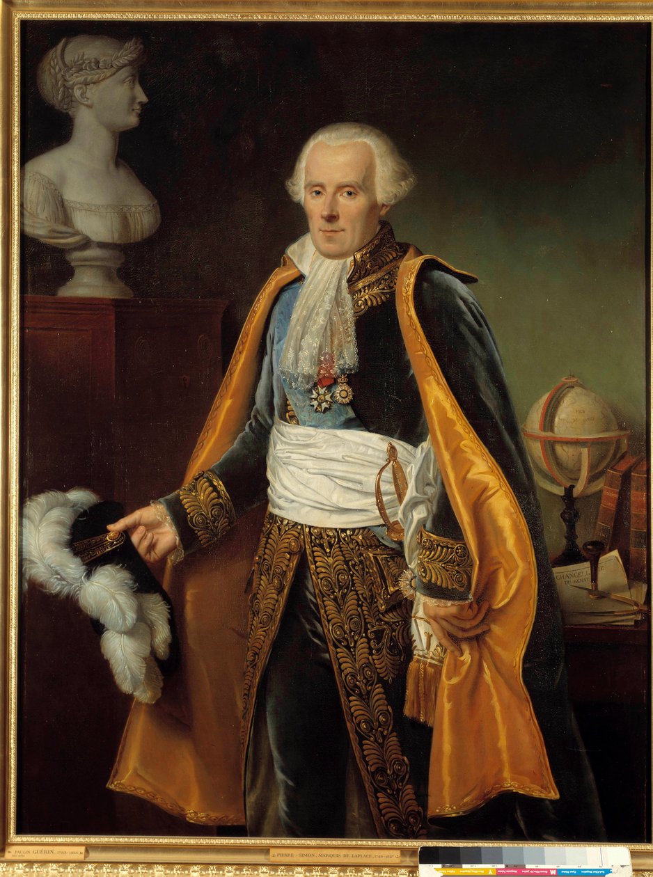 Portrait of Pierre Simon, Marquis de Laplace, Astronomer by Paulin Jean Baptiste Guerin