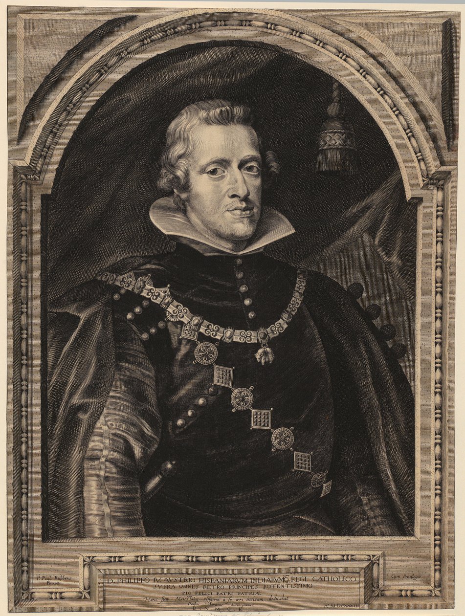 Portrait of Philip IV, King of Spain by Paulus Pontius