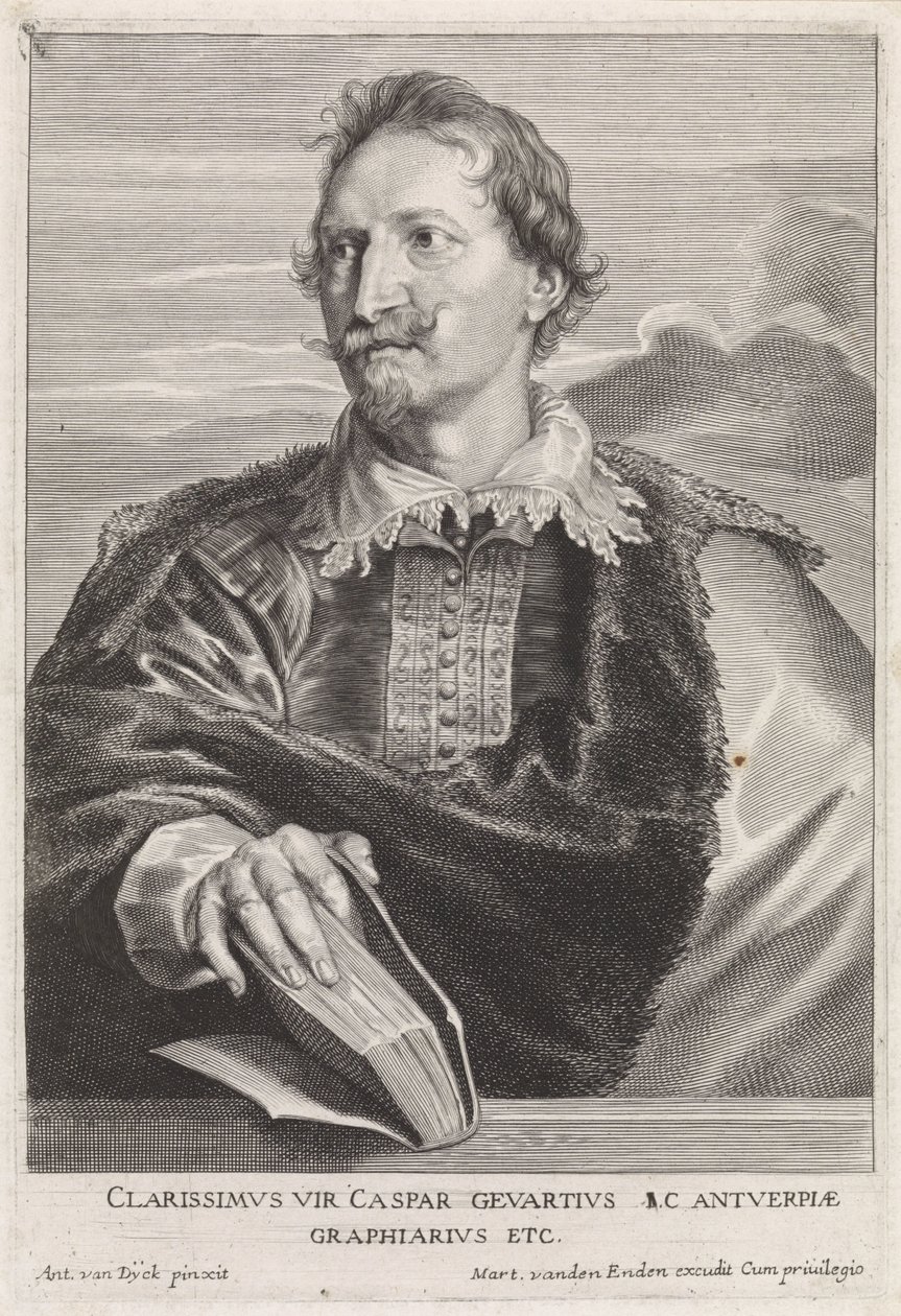 Portrait of the Jurist Jan-Gaspar Gevartius by Paulus Pontius