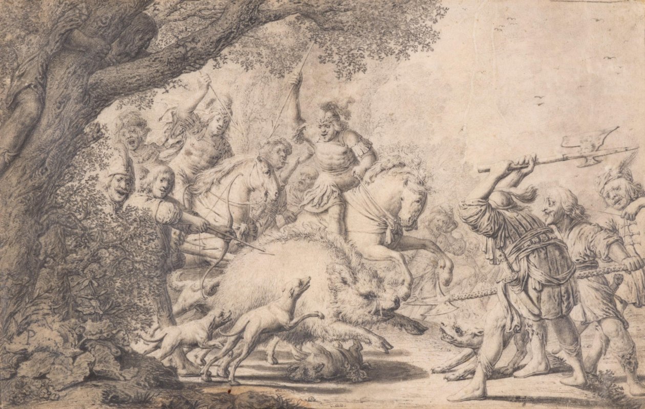 The Hunt for a Wild Boar by Paulus Potter