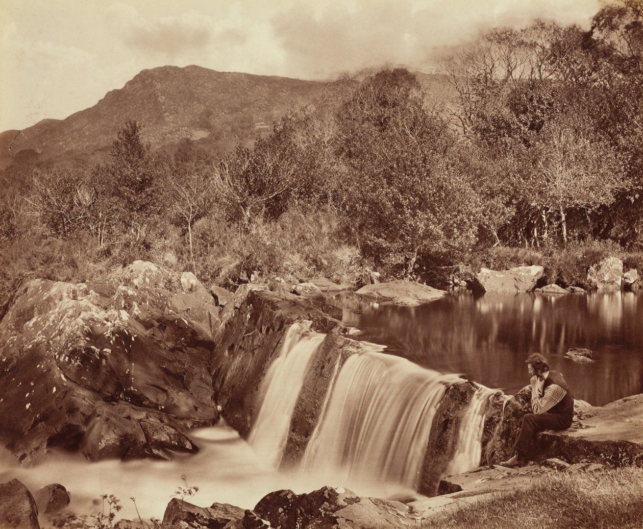 Waterfall, County Wicklow, c. 1870 by Payne Jennings
